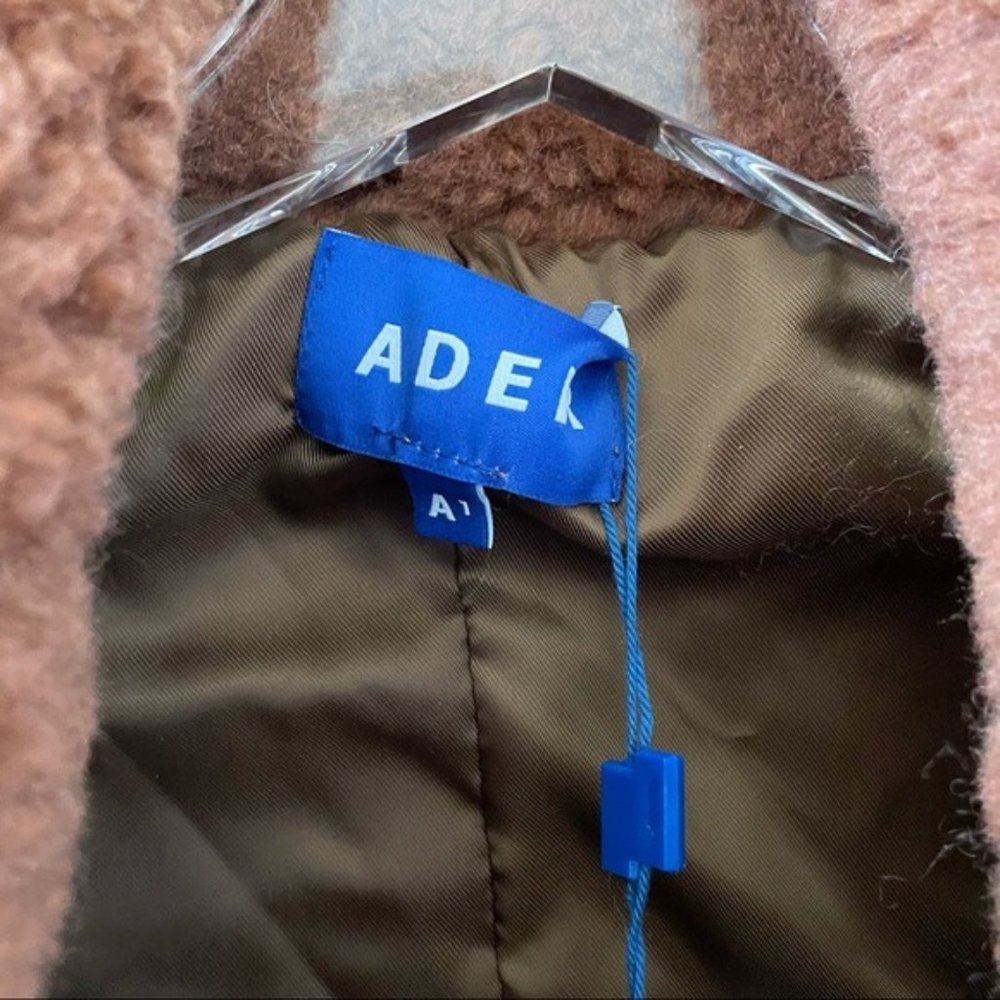 Ader Error Callcid Shearling Jacket Brown - image 8